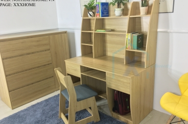 BÀN GHẾ HỌC SINH X HOME GỖ CÔNG NGHIỆP CHO BÉ BH6812
