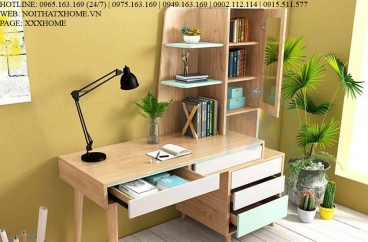 BÀN LÀM VIỆC GỖ X HOME Hà Nội Sài Gòn Hồ Chí Minh XHOME2238