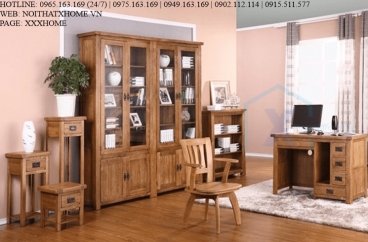 BÀN LÀM VIỆC GỖ X HOME Hà Nội Sài Gòn Hồ Chí Minh XHOME3337