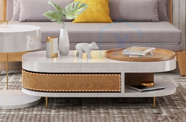 BÀN TRÀ BẮC ÂU HÌNH BẦU DỤC X HOME Hà Nội XHOME1401