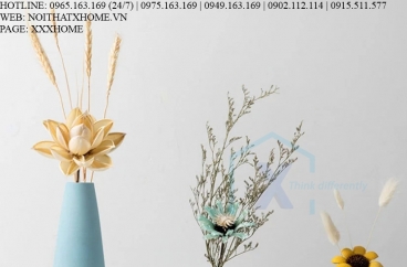 BÌNH LỌ HOA TRANG TRÍ X HOME HÀ NỘI SÀI GÒN HỒ CHÍ MINH XHOME1128