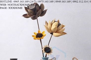 BÌNH LỌ HOA TRANG TRÍ X HOME HÀ NỘI SÀI GÒN HỒ CHÍ MINH XHOME1145