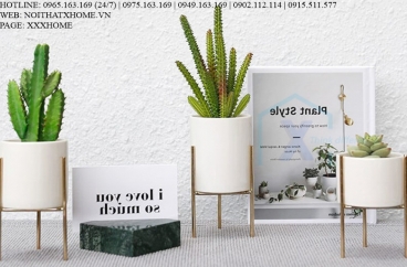 BÌNH LỌ HOA TRANG TRÍ X HOME HÀ NỘI SÀI GÒN HỒ CHÍ MINH XHOME2204