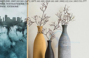 BÌNH LỌ HOA TRANG TRÍ X HOME HÀ NỘI SÀI GÒN HỒ CHÍ MINH XHOME2208