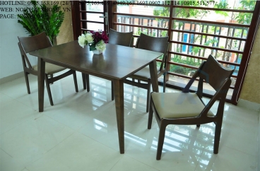 BỘ BÀN ĂN C45 4 GHẾ X HOME Hà Nội XHOME6603
