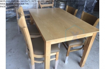 BỘ BÀN ĂN CABIN 4 GHẾ X HOME Hà Nội XHOME6604