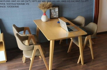 BỘ BÀN ĂN CHỮ A 4 GHẾ X HOME Hà Nội XHOME6607
