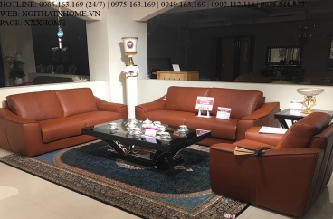 Bộ sofa Cattaneo - Waco Country Cognac X HOME Hà Nội