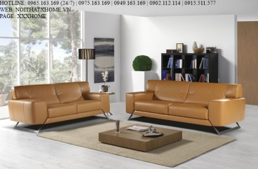 Bộ sofa Nicoletti - Peter 190/Kabiria 600 Cuoio X HOME Hà Nội