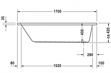 Bồn tắm Duravit - D code 7001000000 X HOME Hà Nội