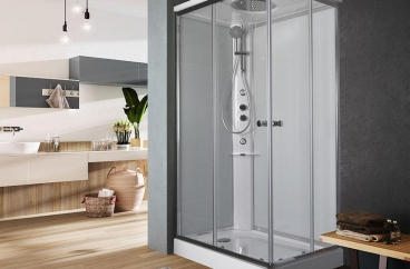 Bồn tắm xông hơi Glass – Archimede X HOME Hà Nội