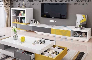 COMBO KỆ TIVI BÀN TRÀ X HOME SÀI GÒN HỒ CHÍ MINH HÀ NỘI XHOME3307