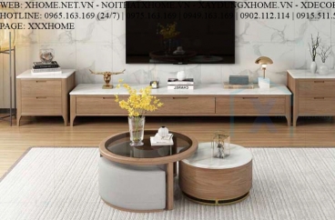 COMBO KỆ TIVI BÀN TRÀ X HOME SÀI GÒN HỒ CHÍ MINH HÀ NỘI XHOME3323