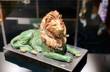 Decor bằng đồng X HOME Hà Nội Hồ Chí Minh Sư tử