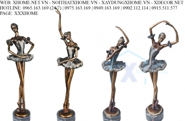 Decor bằng đồng X HOME Hà Nội Hồ Chí Minh Vũ công bale