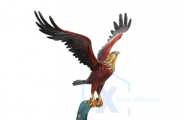 Decor bằng đồng X HOME Hà Nội Hồ Chí Minh Đại bàng cưỡi sóng