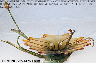 Decor bằng đồng X HOME Hà Nội Hồ Chí Minh Hoa sen VP-1475