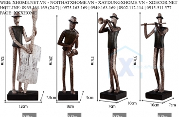 Decor bằng đồng X HOME Hà Nội Hồ Chí Minh Ban nhạc 4