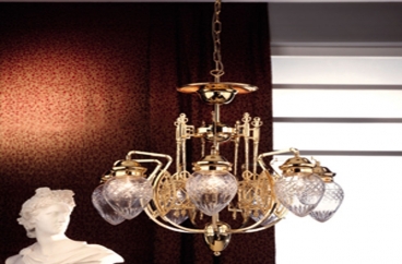 Đèn chùm Orion - LU 1440/7 Gold X HOME Hà Nội