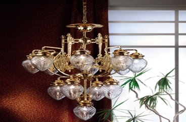 Đèn chùm Orion - LU 1440/8+4+1 Gold X HOME Hà Nội
