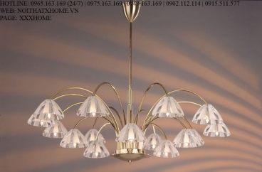 Đèn chùm Orion LU 1599/10+5 Gold X HOME Hà Nội