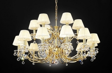 Đèn chùm Orion - LU 2144/12+6 Gold X HOME Hà Nội