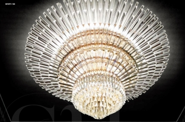 Đèn ốp trần Novaresi - SKYCITY/130/ Gold X HOME Hà Nội