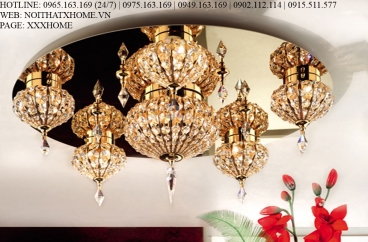 Đèn ốp trần Orion - DL 479/5+1/82 Gold