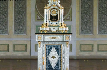 Đồng hồ bàn và đế New Art – 637 X HOME Hà Nội