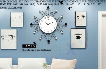 ĐỒNG HỒ TREO TƯỜNG X HOME SÀI GÒN HỒ CHÍ MINH HÀ NỘI XHOME3607