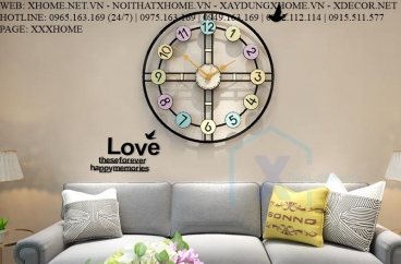 ĐỒNG HỒ TREO TƯỜNG X HOME SÀI GÒN HỒ CHÍ MINH HÀ NỘI XHOME3612