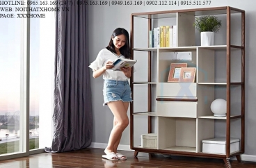 GIÁ SÁCH TỦ SÁCH GỖ X HOME Hà Nội Sài Gòn Hồ Chí Minh XHOME1114