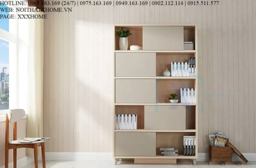 GIÁ SÁCH TỦ SÁCH GỖ X HOME Hà Nội Sài Gòn Hồ Chí Minh XHOME2201