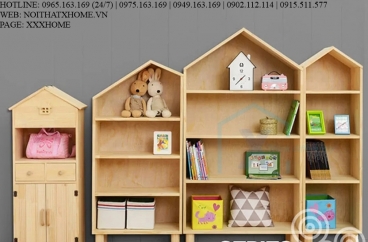 GIÁ SÁCH TỦ SÁCH GỖ X HOME Hà Nội Sài Gòn Hồ Chí Minh XHOME2203
