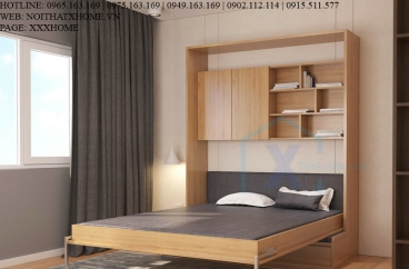 GIƯỜNG GẤP THÔNG MINH X HOME BỌC NỈ HÀN QUỐC GD6814