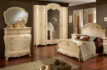 Giường ngủ Ducale King Patinata Beige X HOME Hà Nội