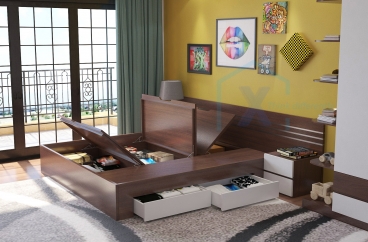 GIƯỜNG NGỦ GỖ CÔNG NGHIỆP X HOME HÀ NỘI SÀI GÒN HỒ CHÍ MINH XHOME03