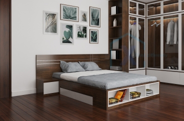 GIƯỜNG NGỦ GỖ CÔNG NGHIỆP X HOME HÀ NỘI SÀI GÒN HỒ CHÍ MINH XHOME10