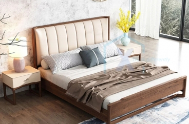 GIƯỜNG NGỦ GỖ TỰ NHIÊN X HOME Hà Nội XHOME1107