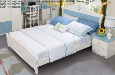 GIƯỜNG NGỦ GỖ TỰ NHIÊN X HOME Hà Nội XHOME1112