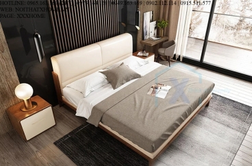 GIƯỜNG NGỦ GỖ TỰ NHIÊN X HOME Hà Nội XHOME1113