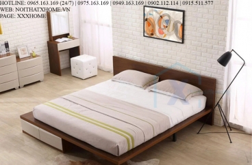 GIƯỜNG NGỦ GỖ TỰ NHIÊN X HOME Hà Nội XHOME1114