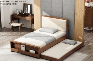 GIƯỜNG NGỦ GỖ TỰ NHIÊN X HOME Hà Nội XHOME1115