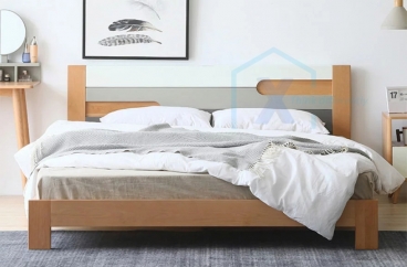 GIƯỜNG NGỦ GỖ TỰ NHIÊN X HOME Hà Nội XHOME1136