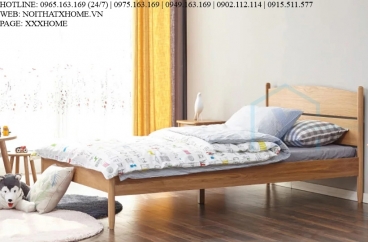 GIƯỜNG NGỦ GỖ TỰ NHIÊN X HOME Hà Nội XHOME1137