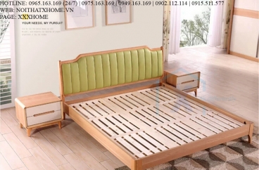 GIƯỜNG NGỦ GỖ TỰ NHIÊN X HOME Hà Nội XHOME1139