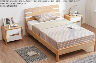 GIƯỜNG NGỦ GỖ TỰ NHIÊN X HOME Hà Nội XHOME1142