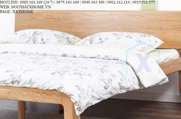 GIƯỜNG NGỦ GỖ TỰ NHIÊN X HOME Hà Nội XHOME1144
