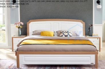GIƯỜNG NGỦ GỖ TỰ NHIÊN X HOME Hà Nội XHOME1147