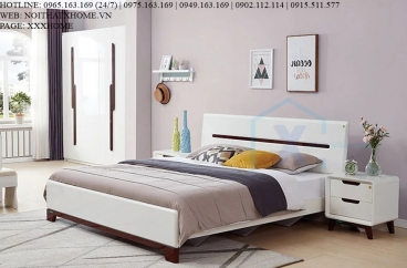 GIƯỜNG NGỦ GỖ TỰ NHIÊN X HOME Hà Nội XHOME1148